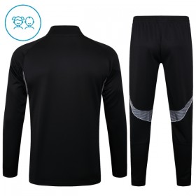 Dječji Inter Miami CF Sweatshirt Za Trening Četvrt Zip 2025-26 Crna
